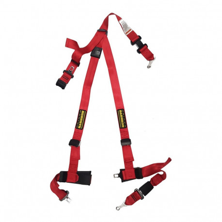4 kinnitusega rakmed SCHROTH RACING QUICK FIT Punane Kaaspiloot
