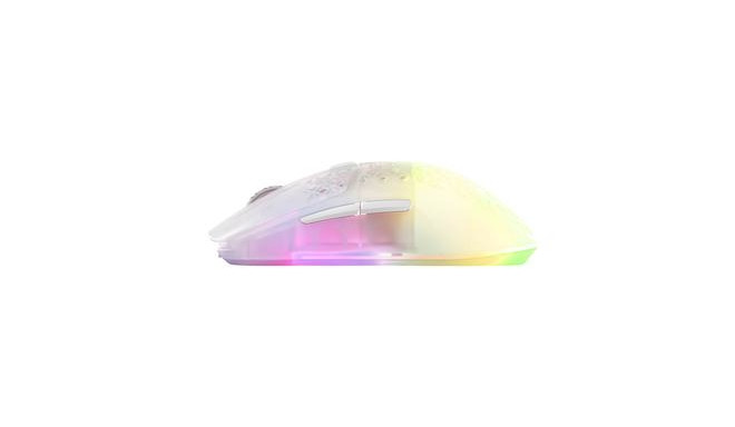 Steelseries Aerox 3 Wireless Ghost mouse Right-hand RF Wireless+Bluetooth Optical 18000 DPI