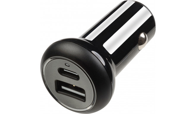 Vivanco autolaadija USB/USB-C 24W (62303)