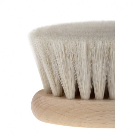 Wooden Ellipse Goat Hairbrush, BOC0533
