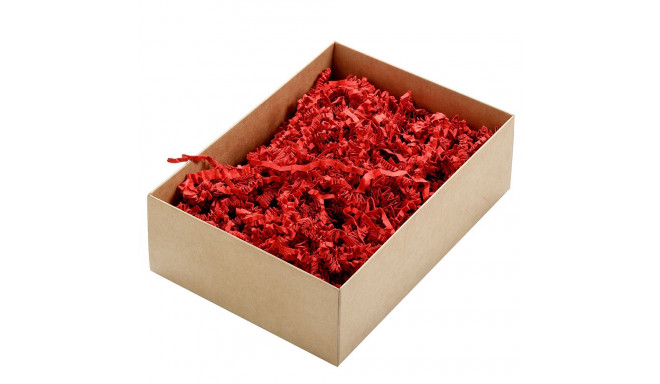 Täitematerjal, paberilaastud, 100 g, punane