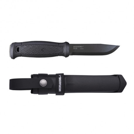 Morakniv Garberg BlackBlade™ full-tang wilderness knife – 109 mm black DLC carbon steel blade, scand
