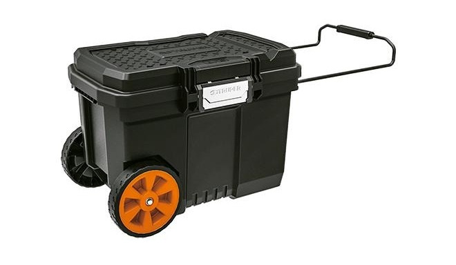 Industrial plastic tool box with wheels 57L Truper®