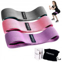 Proiron kummilint Booty Exercise Band Set 3tk
