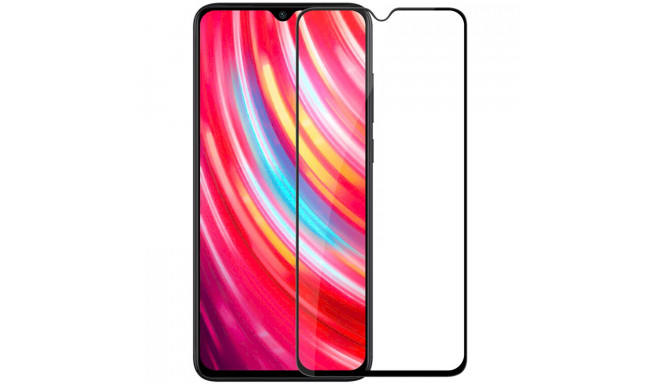 Fusion Full Glue 5D karastatud klaas, kaetud raamiga Xiaomi Redmi Note 8 Pro Black
