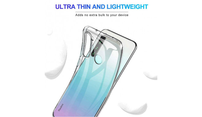 Fusion Ultra Back Case 0.3 mm Izturīgs Silikona Aizsargapvalks Priekš Xiaomi Redmi 8 Caurspīdīgs