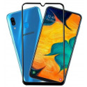 Fusion Full Glue 5D karastatud klaas, kaetud raamiga Samsung A105 Galaxy A10 must