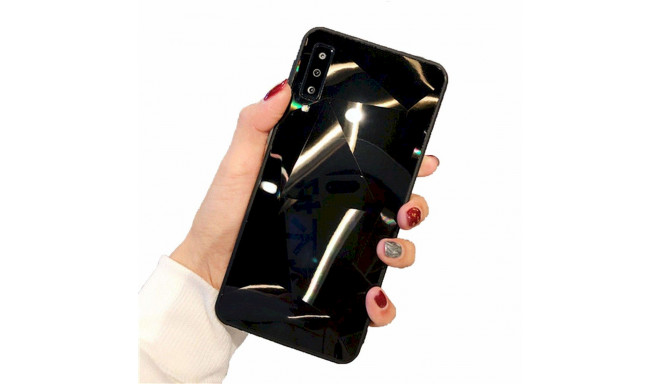 Fusion Diamond Stone Back Case silikoonist ümbris Apple iPhone 11 Pro Max mustale