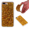 Fusion Gold Sequins Back Case Silicone Case Apple iPhone X / XS Gold jaoks