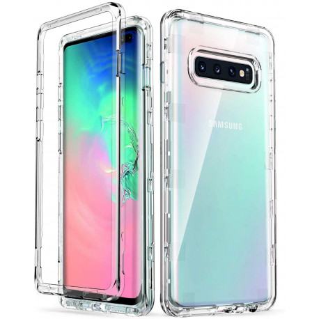 Fusion Ultra Back Case 0.5 mm Protect Silicone Case For Samsung G975 Galaxy S10 Plus Transparent