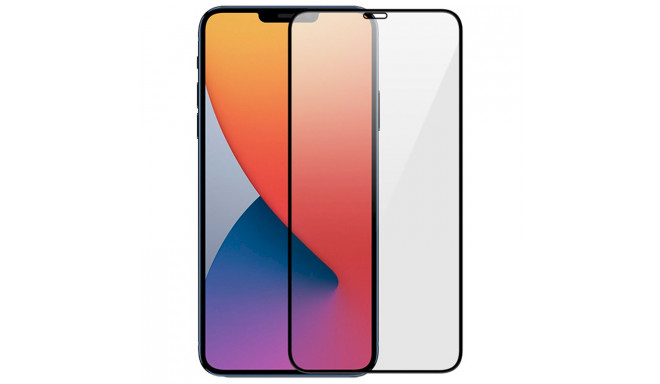 Fusion Full Glue 5D karastatud klaas, kaetud raamiga Apple iPhone 12 Pro Max Black