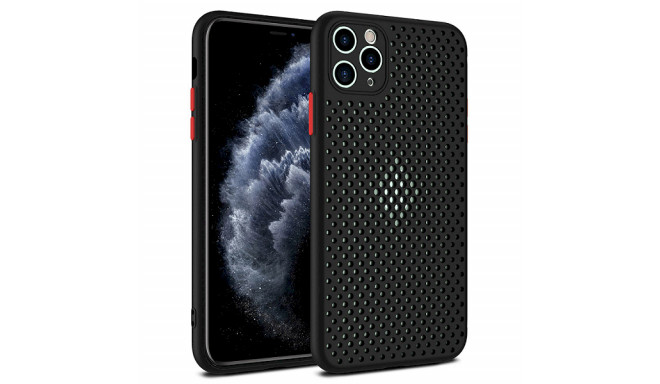 Fusion Breathe kaitseümbris jaoks Apple iPhone 12 Mini must