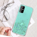 Fusion Glue Glitter Back Case Silikoonist ümbris jaoks Huawei P40 Lite / Nova 7i / Nova 6 SE rohelin