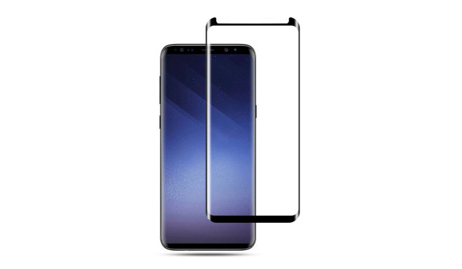 Fusion Full Glue 5D karastatud klaas, kaetud raamiga Samsung G960 Galaxy S9 Black