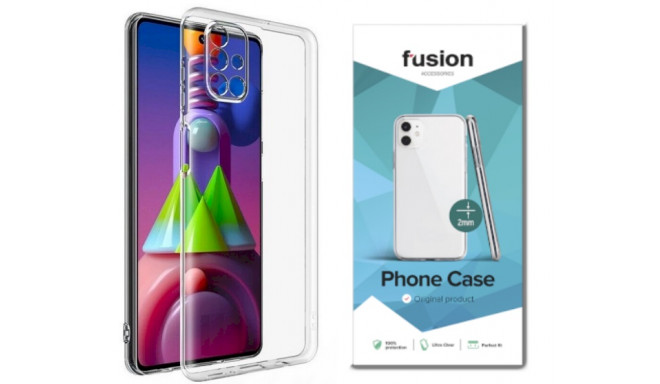 Fusion ultra clear series 2 mm silikoonist ümbris Samsung M317 Galaxy M31S läbipaistvale (EU Blister