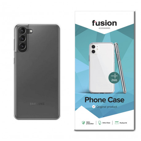 Fusion ultra clear series 2 mm silikoonist ümbris Samsung G991 Galaxy S21 5G läbipaistvale (EU Blist