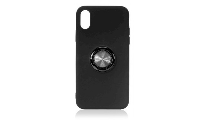 Fusion ring tagakülg magnetiga silikoonist ümbris Apple iPhone 12 Mini mustaks