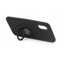 Fusion ring tagakülg magnetiga silikoonist ümbris Apple iPhone 12 Mini mustaks