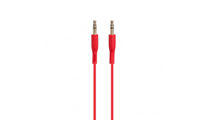 Borofone BL1 Premium AUX vads 3.5 mm -> 3.5 mm 1m sarkans