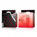Borofone BL1 Premium AUX kaabel 3,5 mm --> 3,5 mm 1m punane