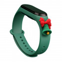 Fusion Xmas Bell kellarihm Xiaomi Mi Band 3 / 4 roheline