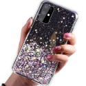 Fusion glue glitter silikoonist ümbris Apple iPhone 13 mustale