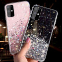 Fusion glue glitter silikoonist ümbris Apple iPhone 13 Pro mustale