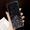Fusion glue glitter silikoonist ümbris Apple iPhone 13 Pro Max mustale