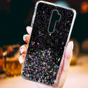 Fusion glue glitter silikoonist ümbris Apple iPhone 13 Pro mustale