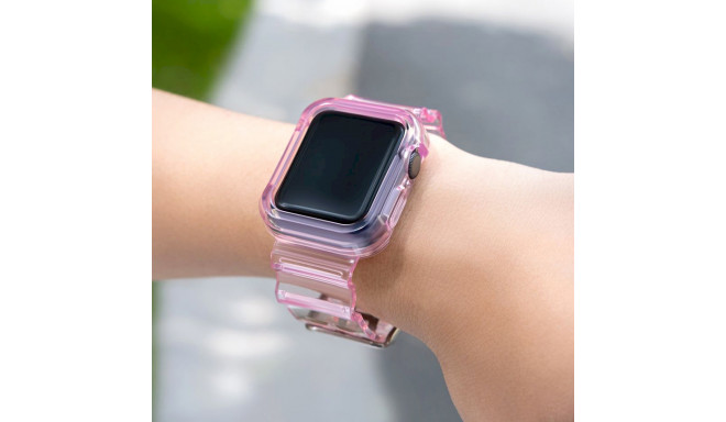 Fusion Light Set silikoonist kellarihm Apple Watchile 38mm | 40mm | 41mm punane
