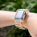 Fusion Light Set silikoonist kellarihm Apple Watchile  42mm / 44mm / 45mm kollane