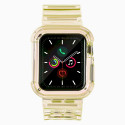 Fusion Light Set silikoonist kellarihm Apple Watchile  42mm / 44mm / 45mm kollane
