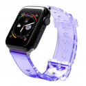 Fusion Light silikoonist kellarihm Apple Watchile 38mm / 40mm / 41mm lilla
