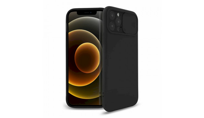 Fusion Camera Protect silikoonist ümbris Apple iPhone 13 Pro mustale
