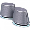 Multimedia - Speaker F&D V620	Plus Silver 4w(2w*2), 1.5'' full range Neodymium driver, With bottom r