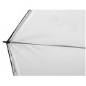 Falcon Eyes Jumbo Umbrella URN-T86TSB1 Transparent White + Silver/Black Cover 216 cm