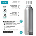 Quokka Solid - Stainless steel double wall vacuum insulated water bottle, portable thermos 630 ml  (