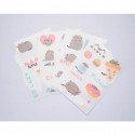 Pusheen - A set of 16 stickers for a laptop / smartphone from the Foodie collection