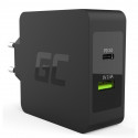 Green Cell Charger USB-C 45W PD with cable USB-C and extra USB port for Asus ZenBook, HP Spectre, HP