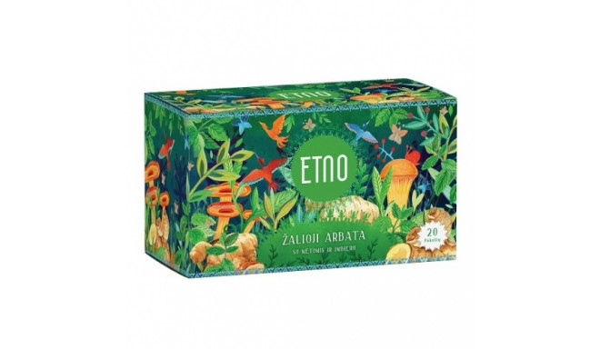 ETNO Green Tea with Mint and Ginger 30g (1.5g x 20pcs)