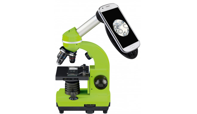 Mikroskoop Bresser Junior Biolux SEL 40–1600x, roheline