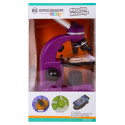 Bresser Junior Biolux SEL 40–1600x Microscope, purple