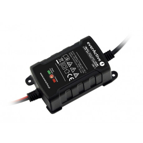 EverActive CBC-1 6V / 12V 1000mA fully automatic battery charger up to 1.1Ah + (boat, yach