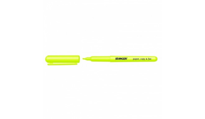 STANGER Textmarker Pen, 1-3 mm, yellow, 10 pcs 180001900