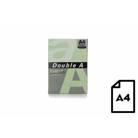Colour paper Double A, 80g, A4, 500 sheets, Lagoon