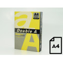 Colour paper Double A, 80g, A4, 500 sheets, Lemon