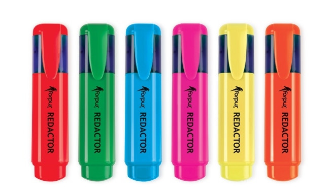 Textmarker Forpus Redactor, 2-5 mm, Yellow  1212-001