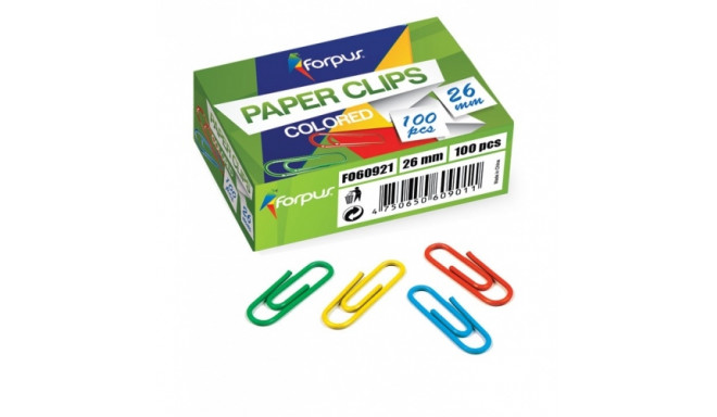 Clips Forpus, color, 26mm, round (100) 1104-008