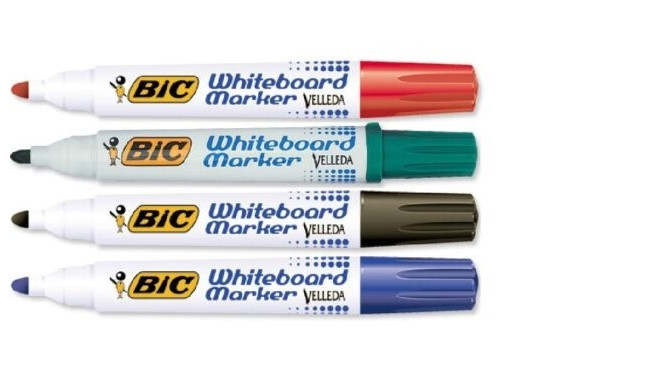 BIC Velleda Whiteboard 1701 marker set 4 colours