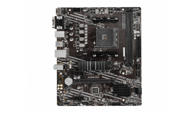 MSI emaplaat A520M PRO AM4 micro ATX